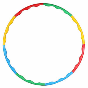 kruh hula hoop rozkladací 8 častí priemer 90 cm